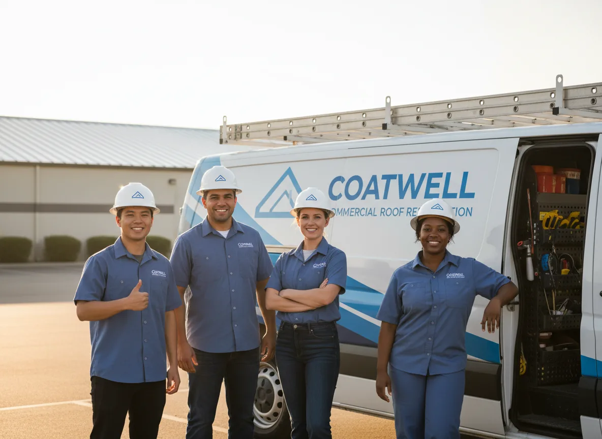 Commercial roof coating company in Industry, IL